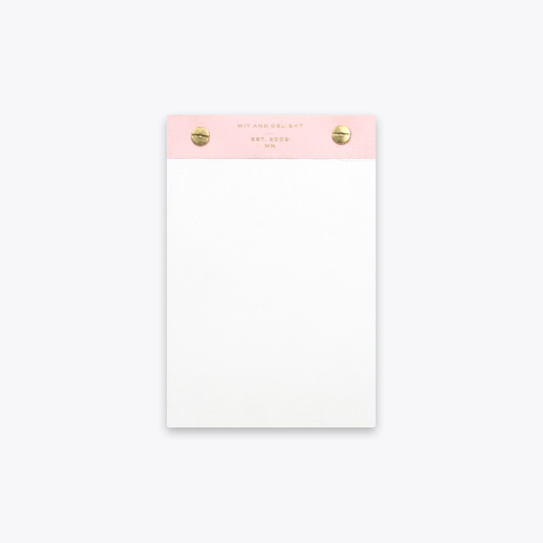 pink desktop notepad by wit & delight
