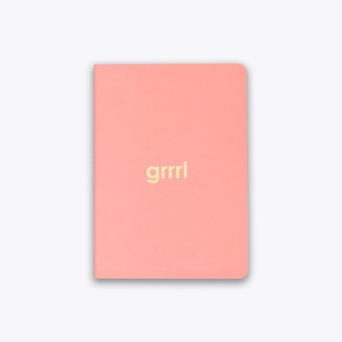 Grrrl Saddle Stitch Notebook by Ashley Mary
