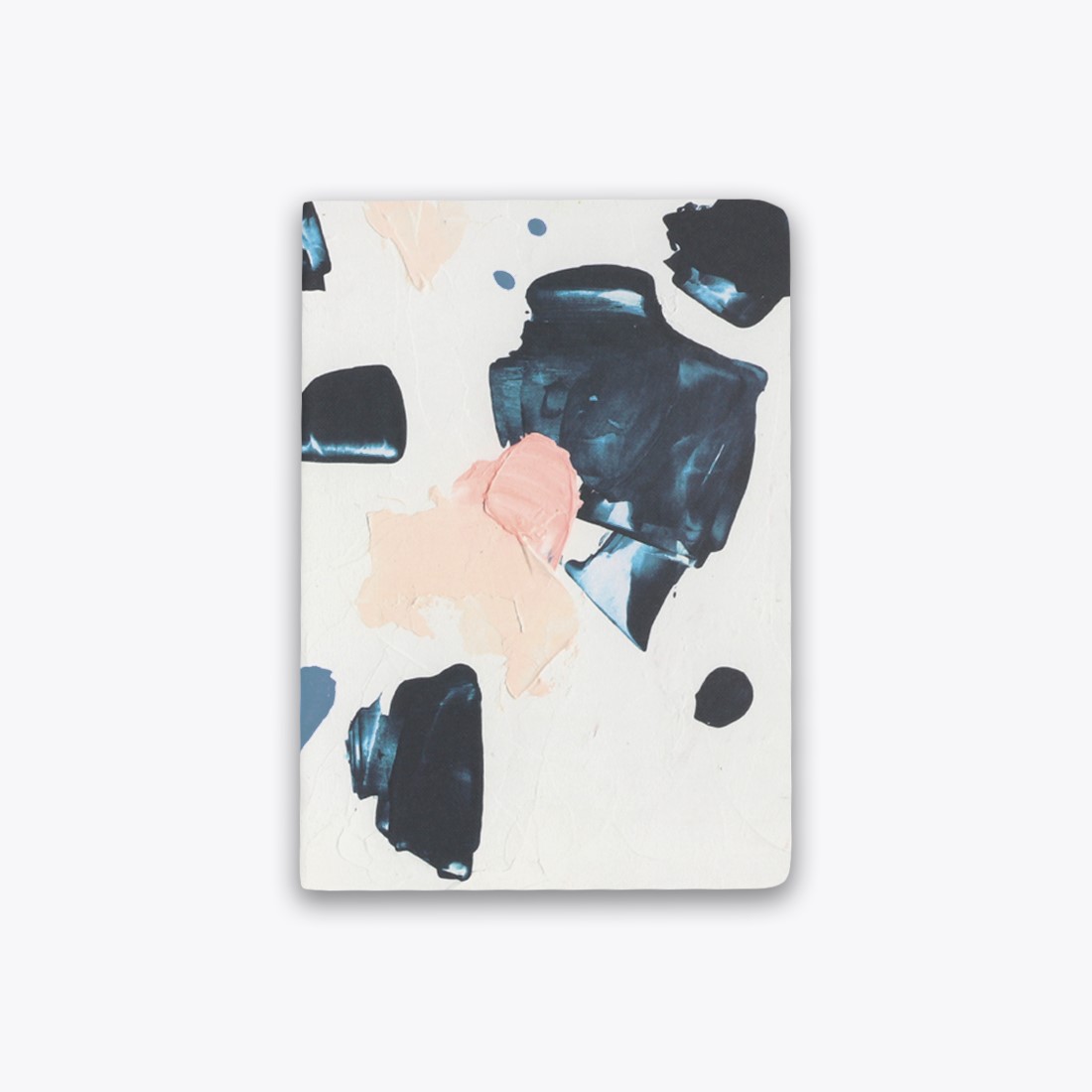 Indigo N Peach Play Saddle Stitch Notebook by Ashley Mary Front Cover by Ashley Mary