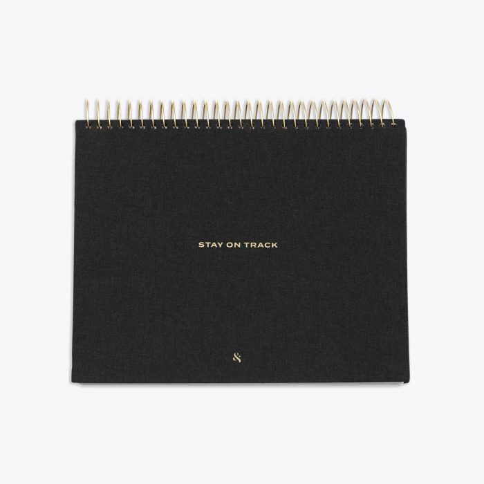 Wit and Delight Stay on Track Desktop Notepad Organizer